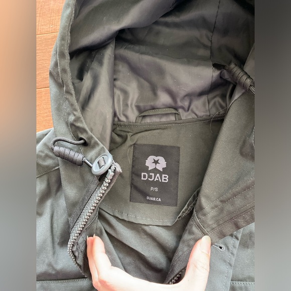 Djab Army Green (dark khaki) Jacket Mens size S - Picture 3 of 15
